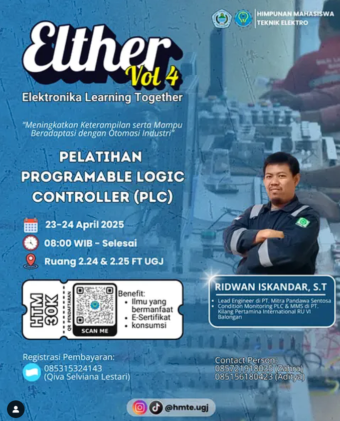 PELATIHAN PROGRAMABLE LOGIC CONTROLLER