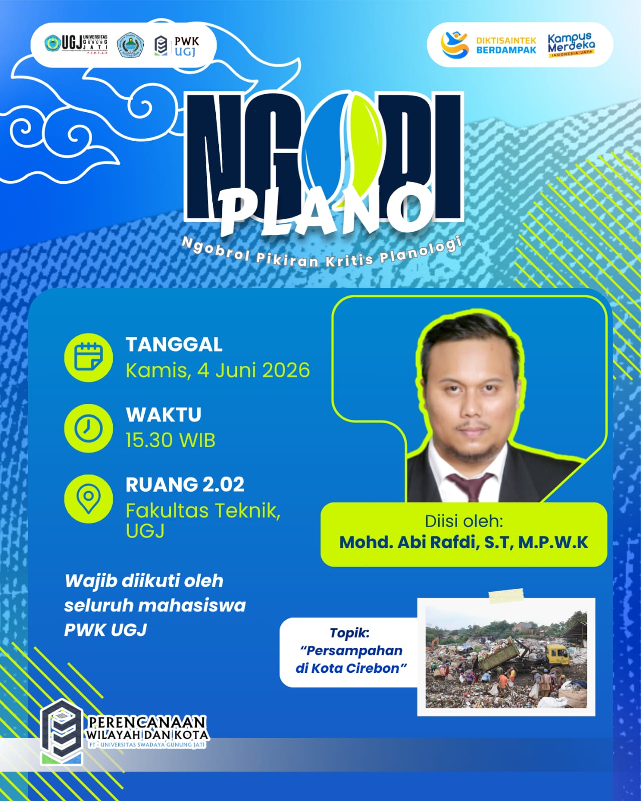 Ngopi Plano : Ngobrol Pikiran Kritis Planologi