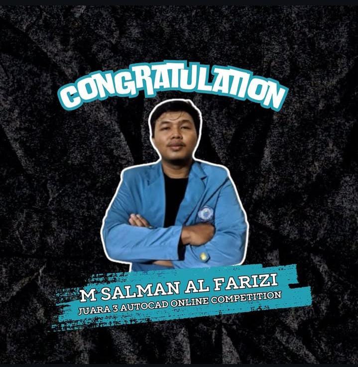 JUARA 3 LOMBA AUTOCAD ONLINE TINGKAT NASIONAL.