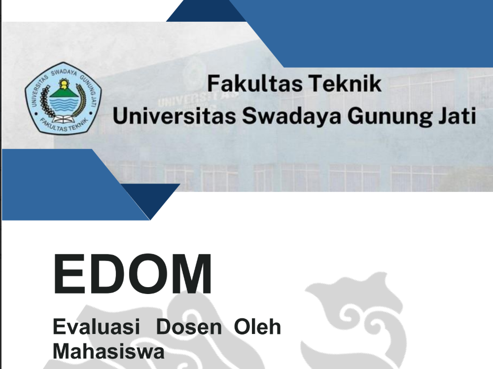 Evaluasi Dosen Oleh Mahasiswa (EDOM)
