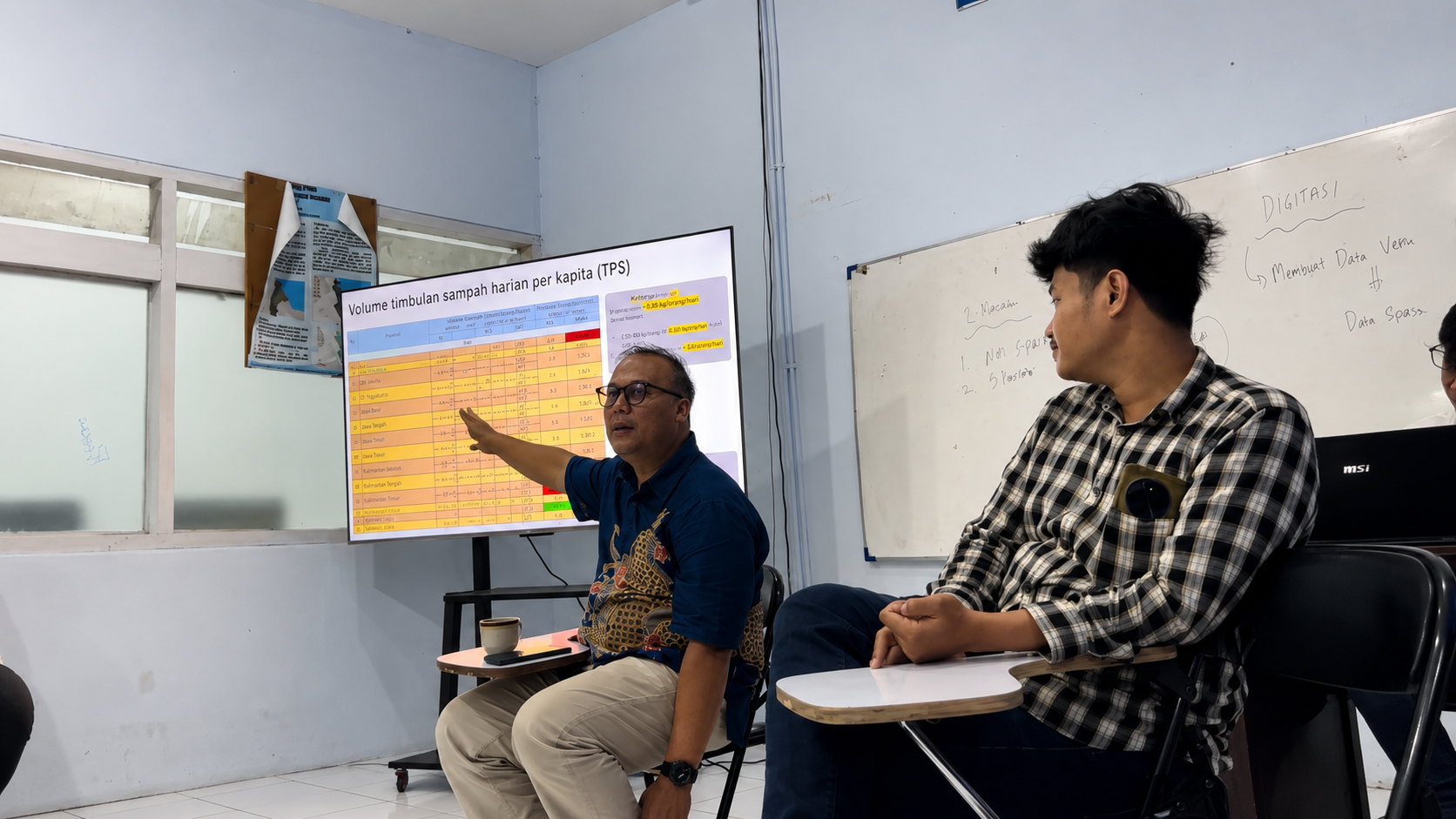 Ngopi Plano : Menggali cara berfikir kritis mahasiswa terhadap isu-isu spasial melalui forum diskusi umum #seduhanpertama tentang isu persampahan di Kota Cirebon